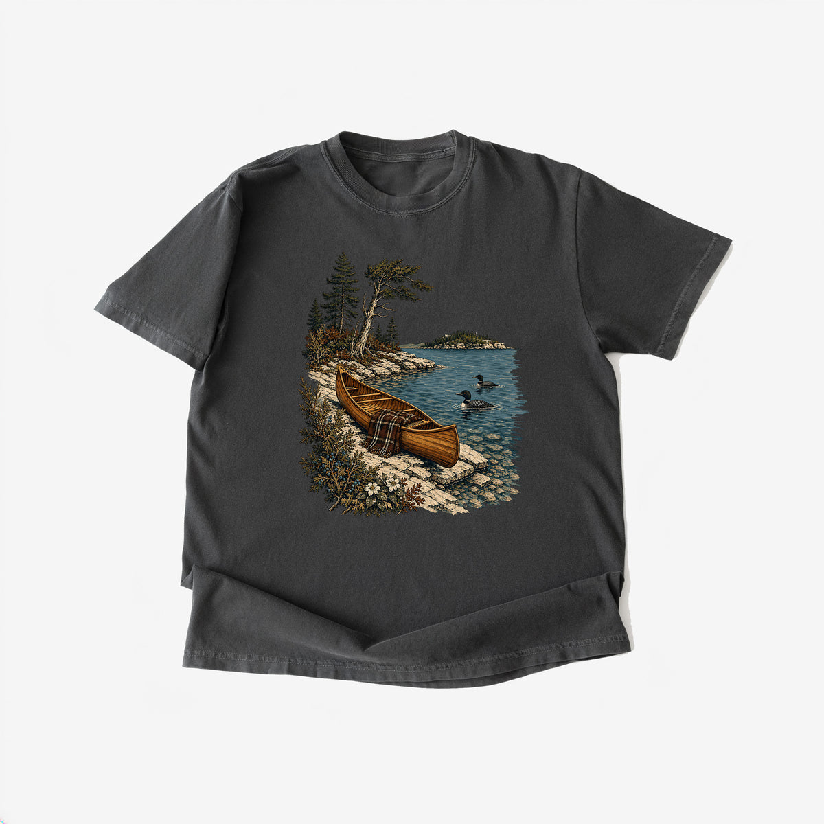 Cottage Country Canoe T Shirt