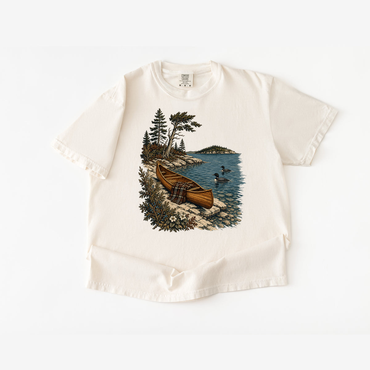 Cottage Country Canoe T Shirt