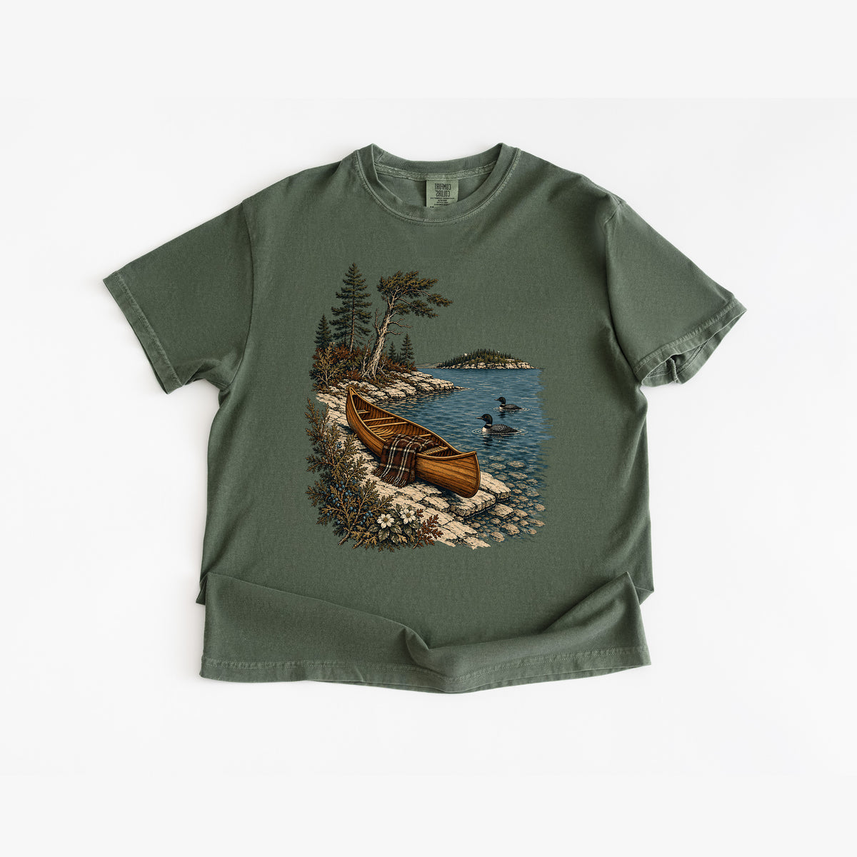 Cottage Country Canoe T Shirt