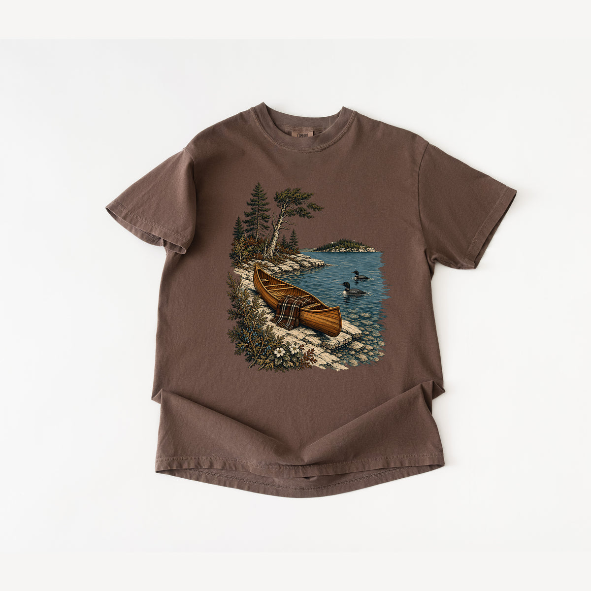 Cottage Country Canoe T Shirt