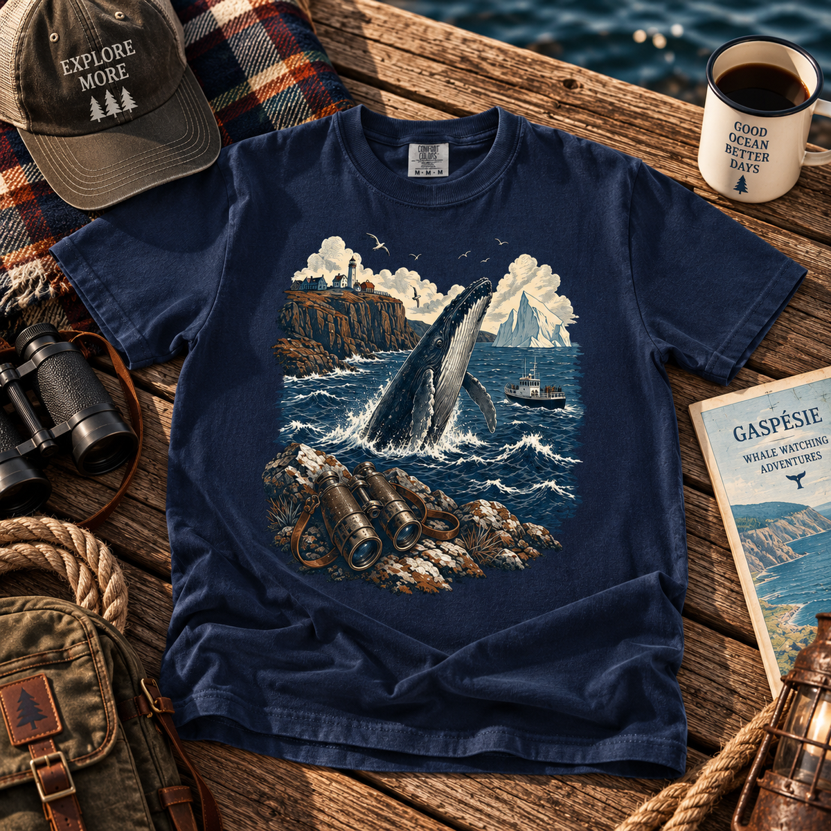 Newfoundland Whale Watching T Shirt