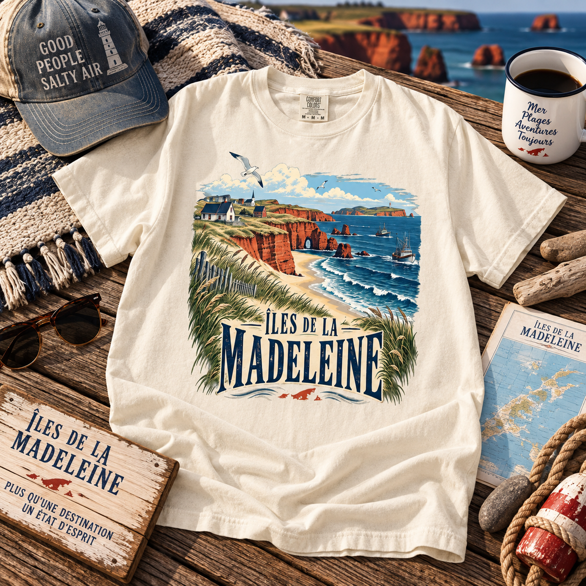 Iles de la Madeleine Quebec T Shirt