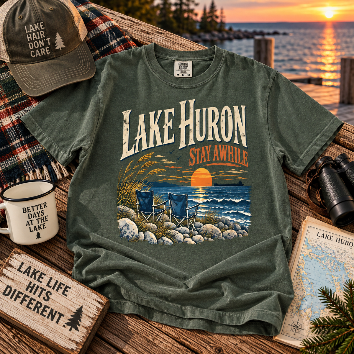 Lake Huron T Shirt