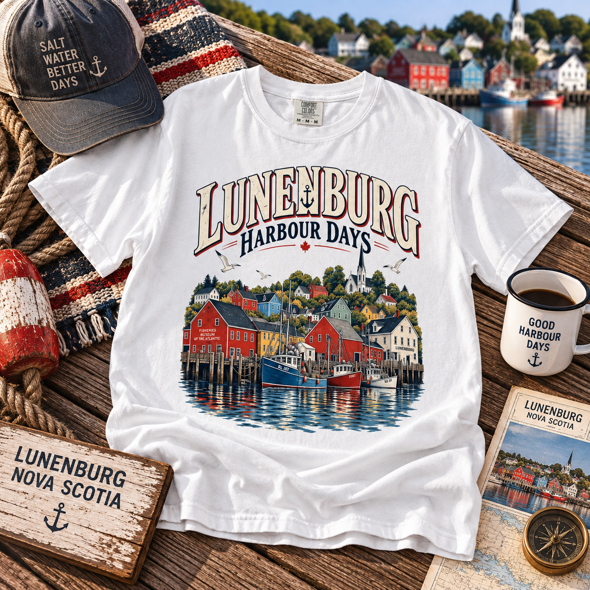 Lunenburg Nova Scotia T Shirt