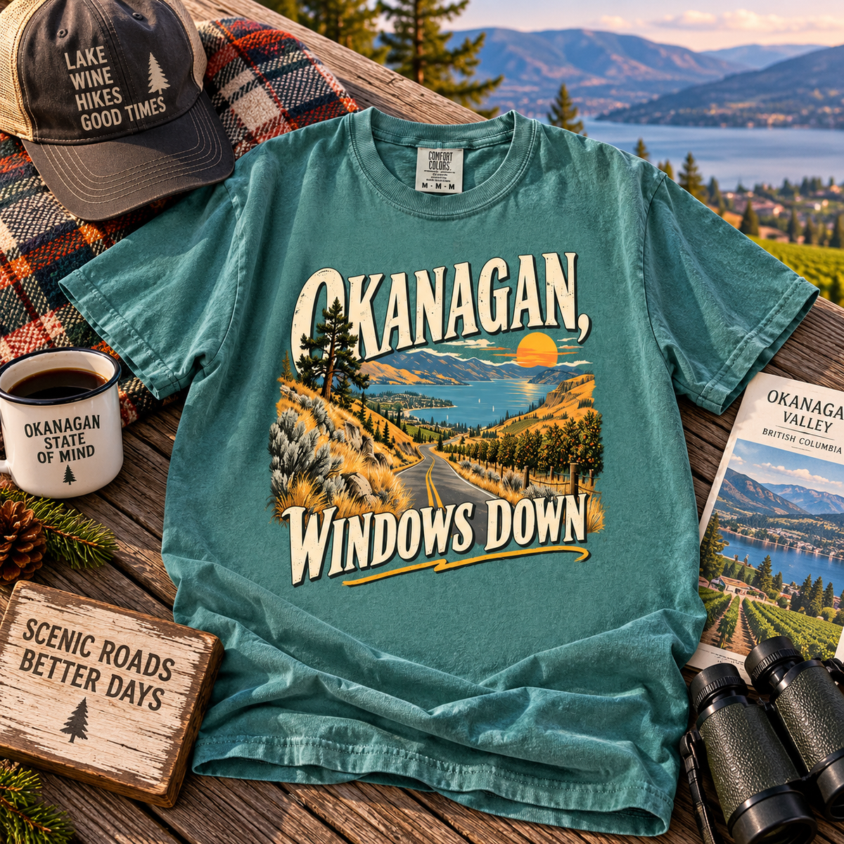 Okanagan Windows Down T-Shirt