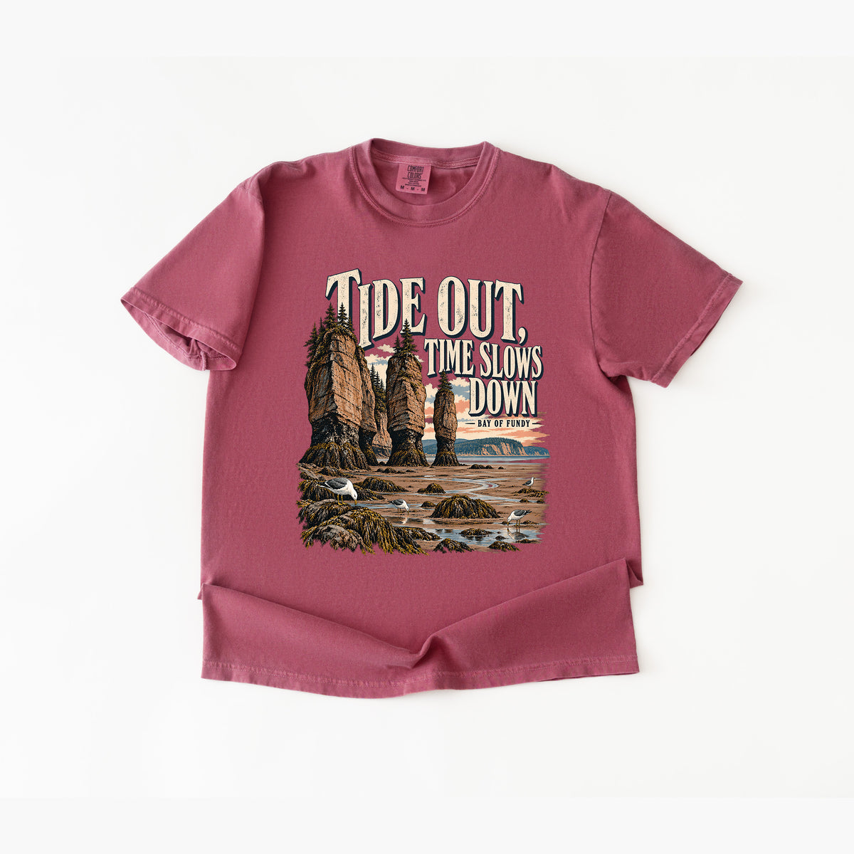 Tides Out Bay of Fundy T shirt