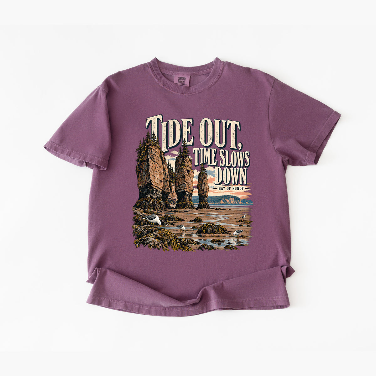 Tides Out Bay of Fundy T shirt