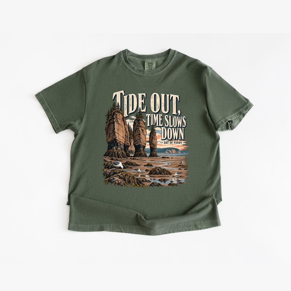 Tides Out Bay of Fundy T shirt