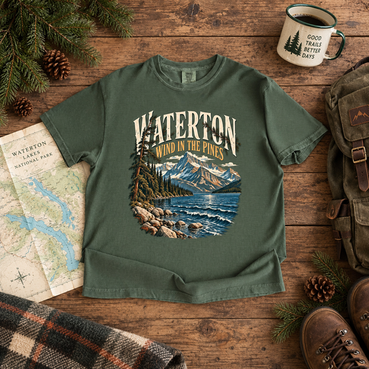 Wind in the Pines Waterton T shirt