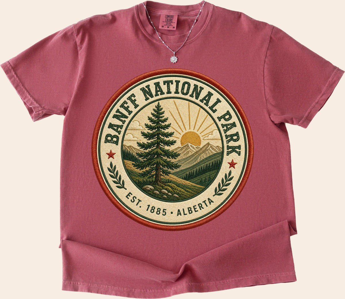 Banff Vintage Badge T shirt