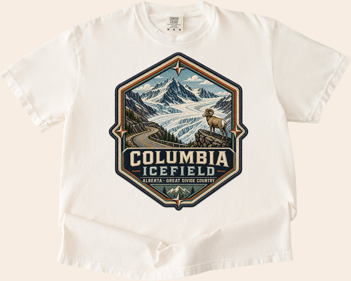 Columbia Icefield Vintage Patch