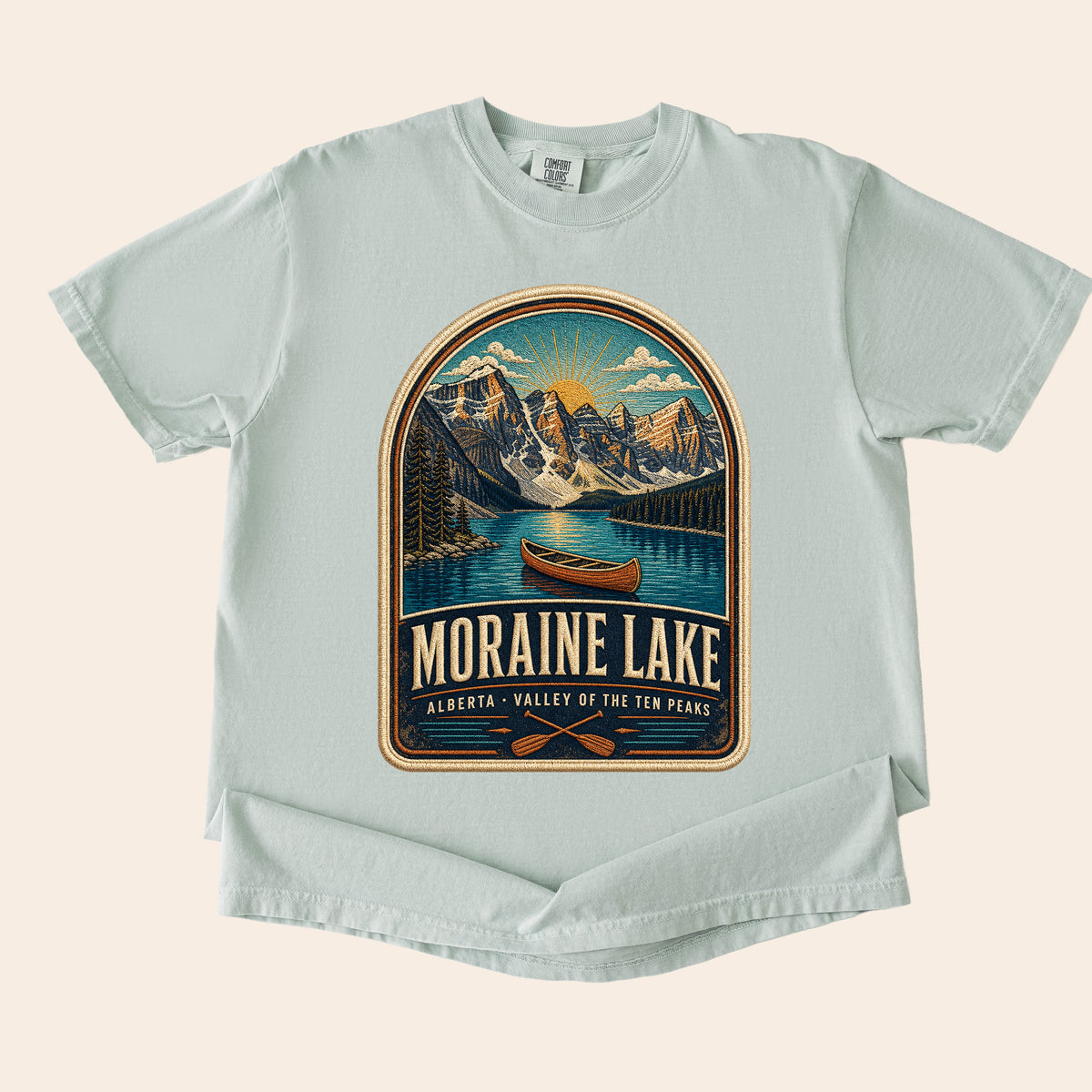 Moraine Lake Alberta Vintage Patch