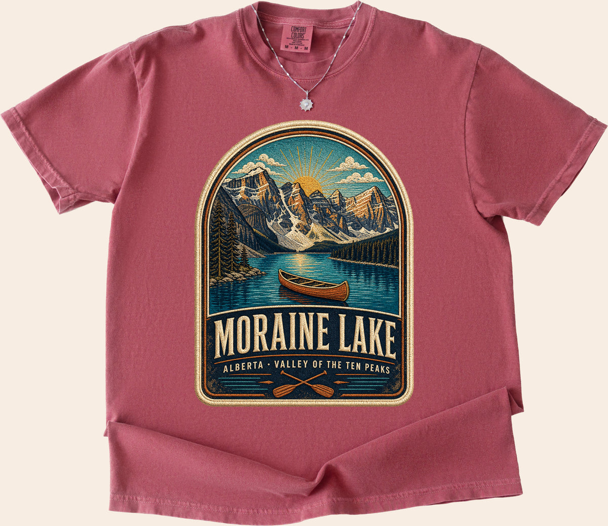 Moraine Lake Alberta Vintage Patch