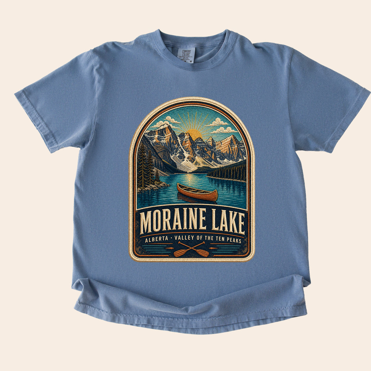 Moraine Lake Alberta Vintage Patch
