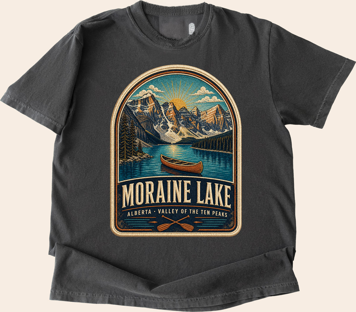 Moraine Lake Alberta Vintage Patch