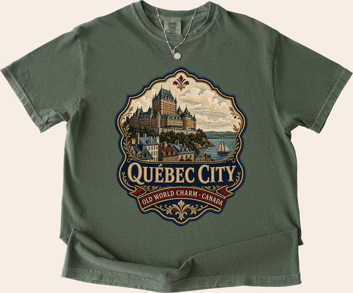 Quebec City Quebec Vintage Patch