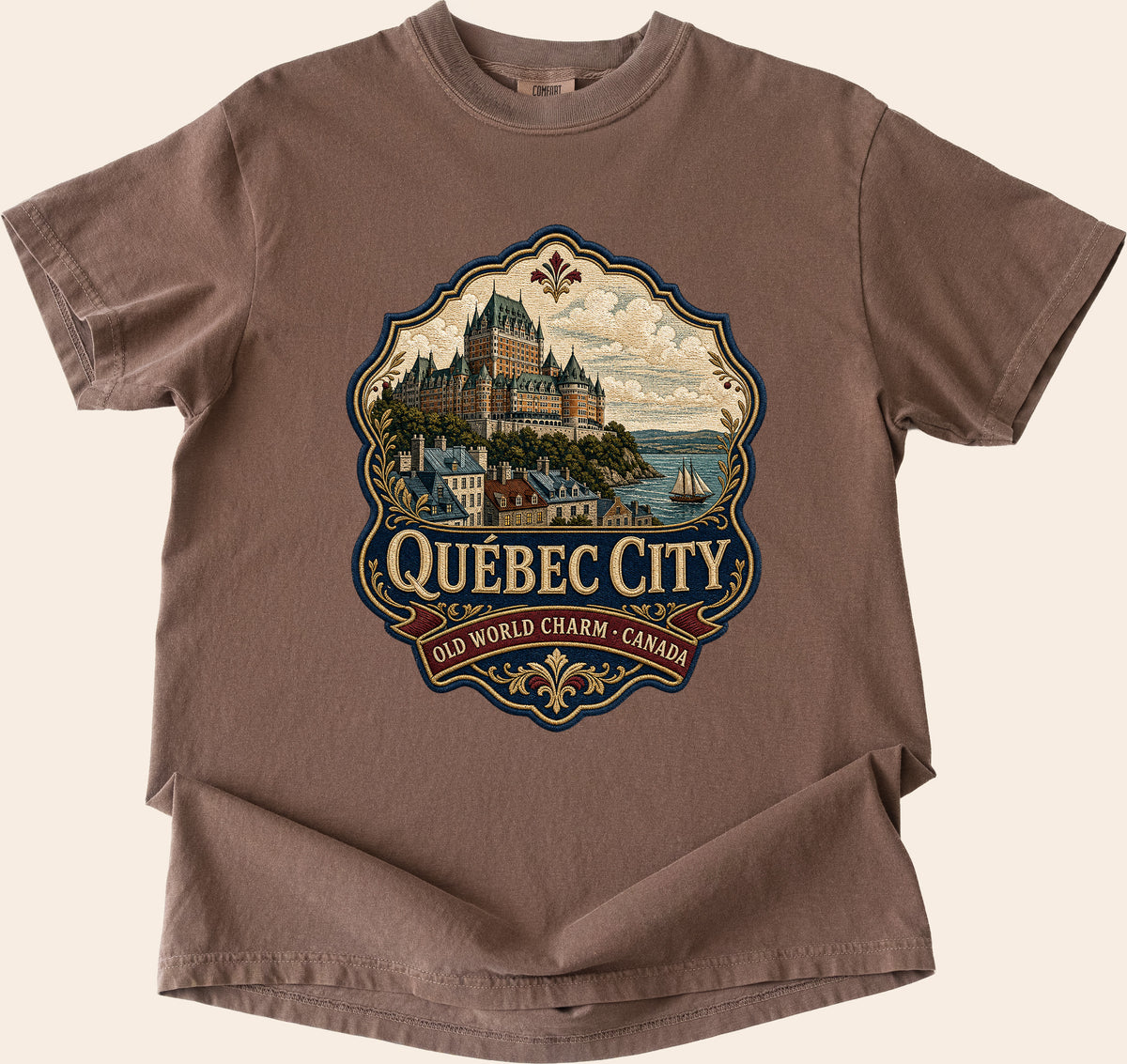 Quebec City Quebec Vintage Patch