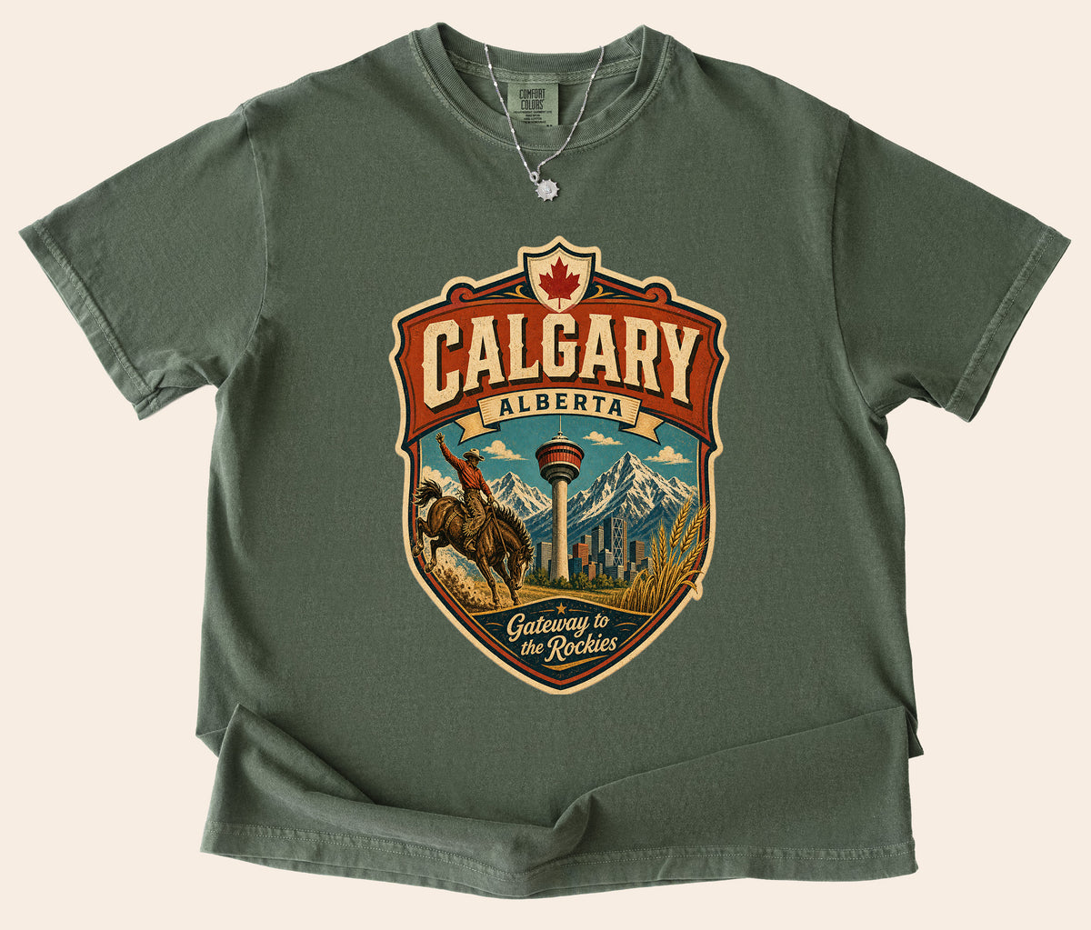 Calgary Alberta Vintage T Shirt