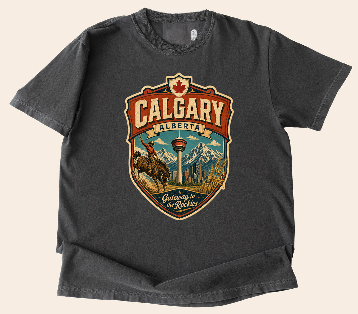 Calgary Alberta Vintage T Shirt