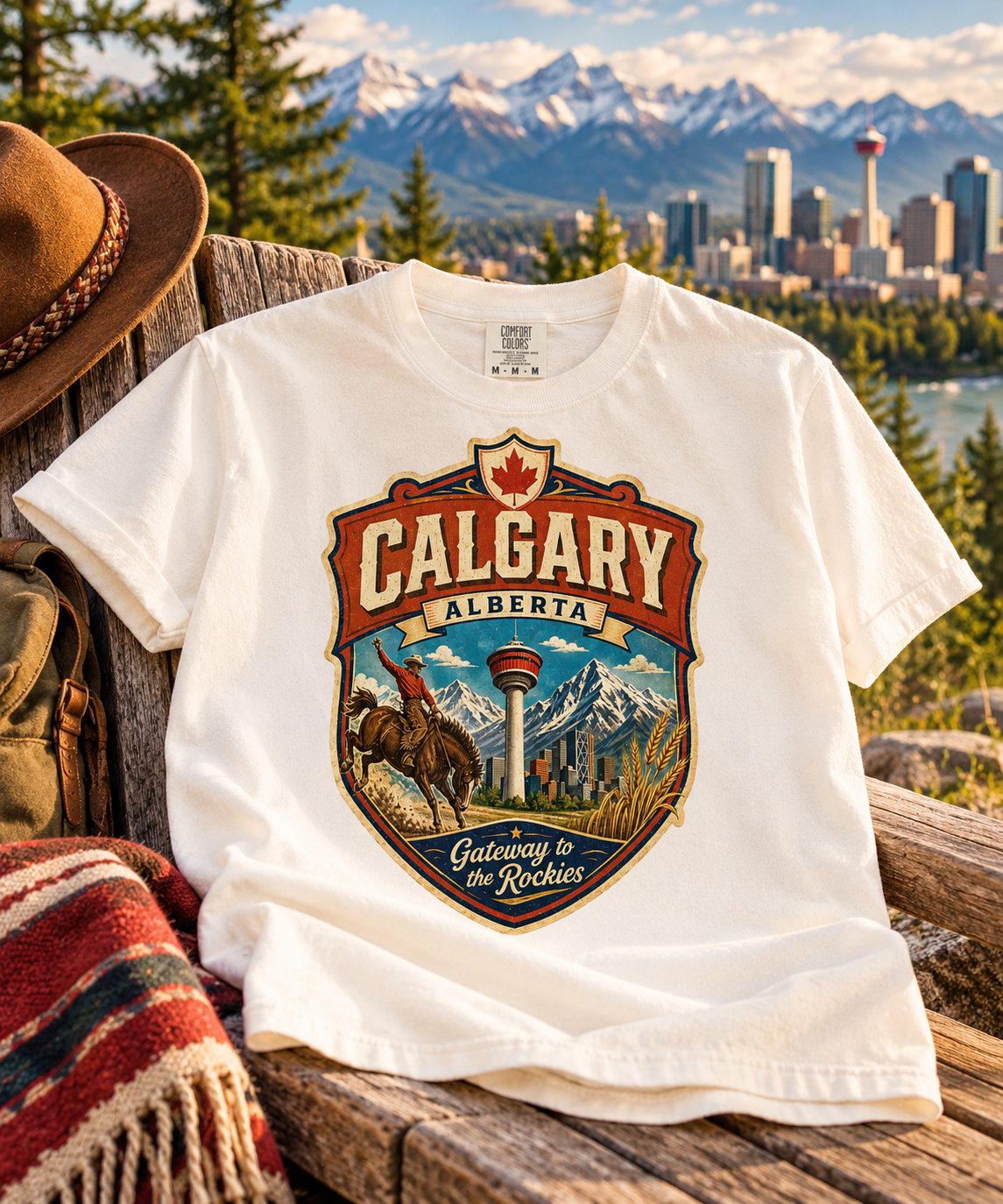 Calgary Alberta Vintage T Shirt