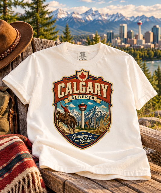 Calgary Alberta Vintage T Shirt
