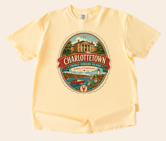 Charlottetown PEI Vintage T Shirt