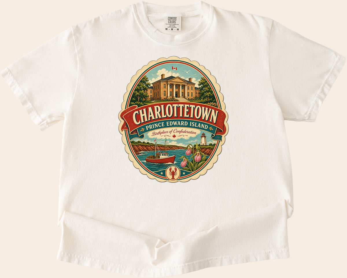 Charlottetown PEI Vintage T Shirt