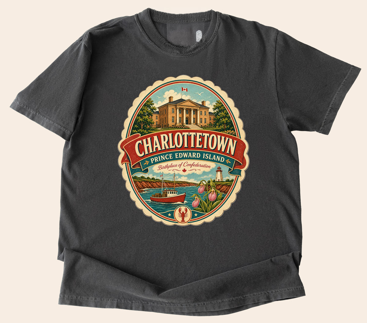 Charlottetown PEI Vintage T Shirt