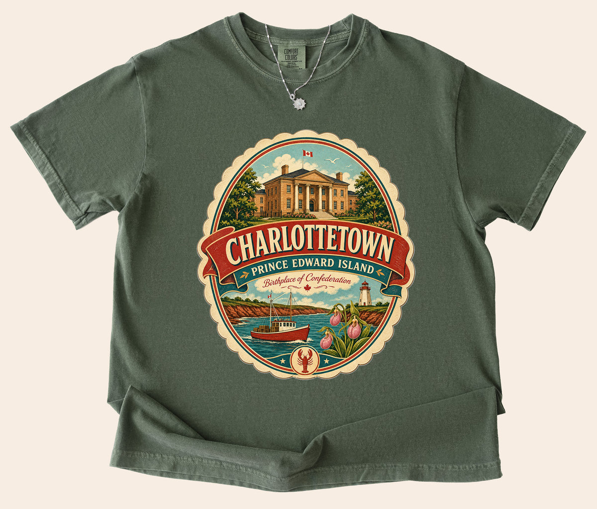 Charlottetown PEI Vintage T Shirt