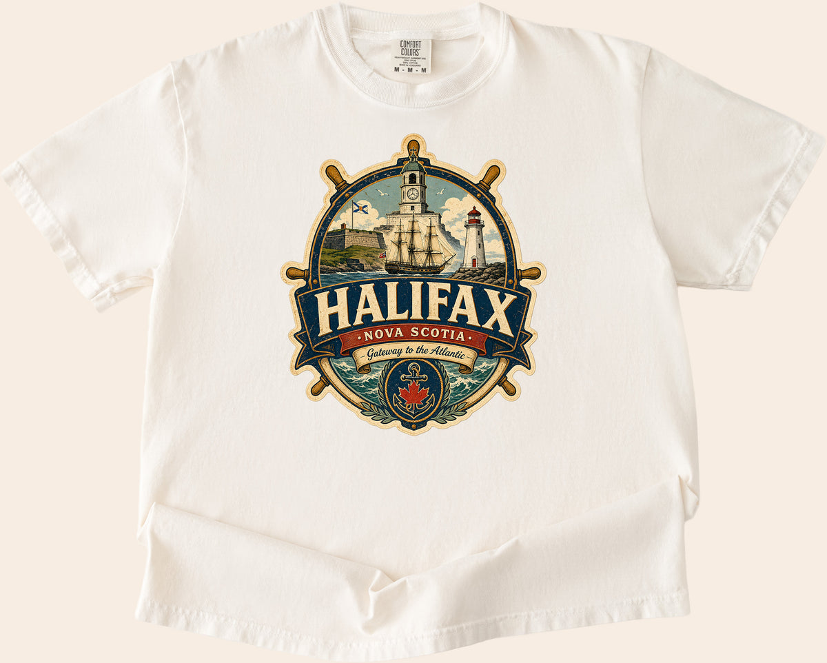 Halifax Nova Scotia Vintage T Shirt