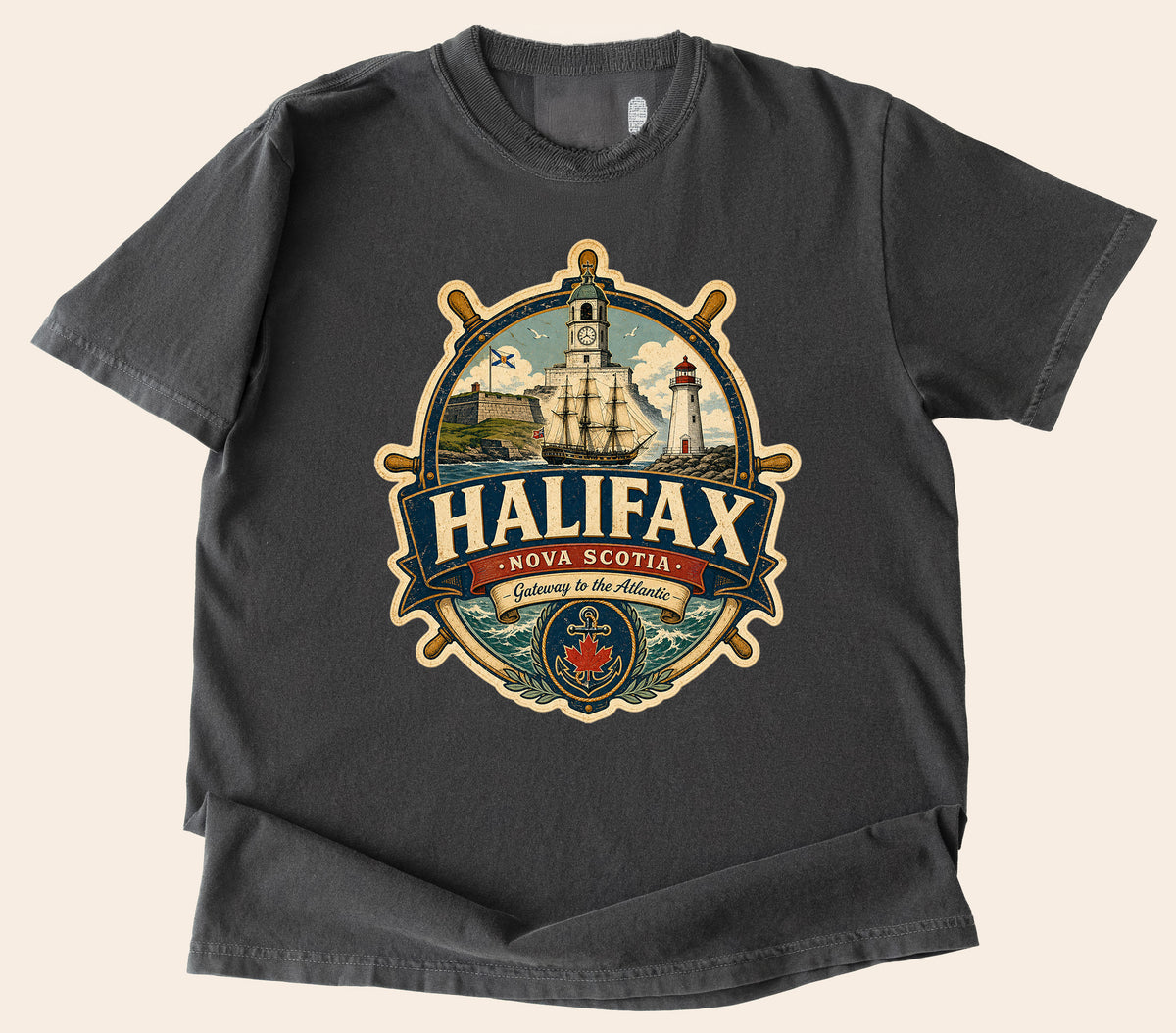 Halifax Nova Scotia Vintage T Shirt