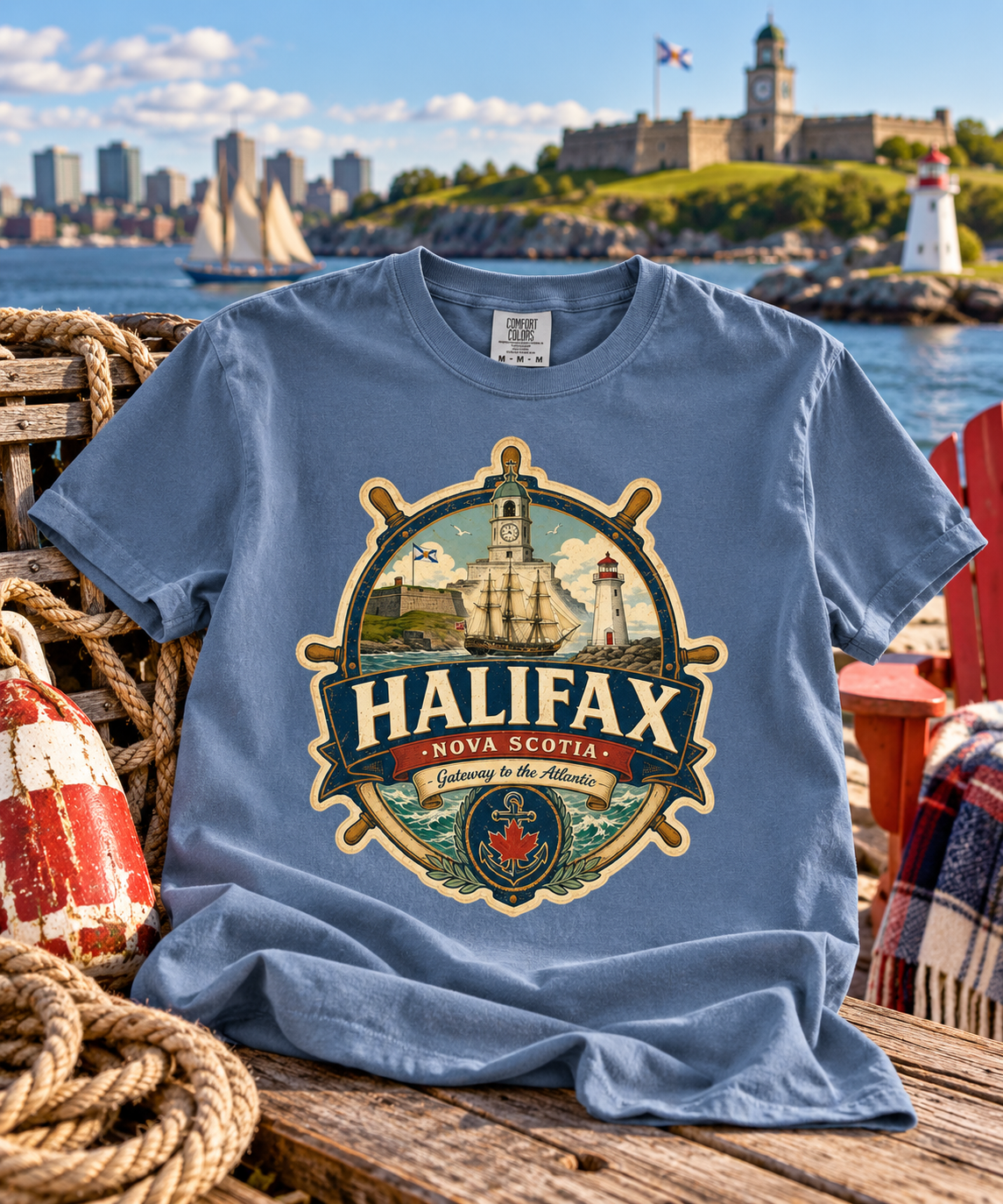 Halifax Nova Scotia Vintage T Shirt