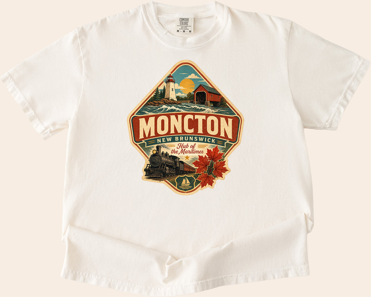 Moncton New Brunswick Vintage T Shirt