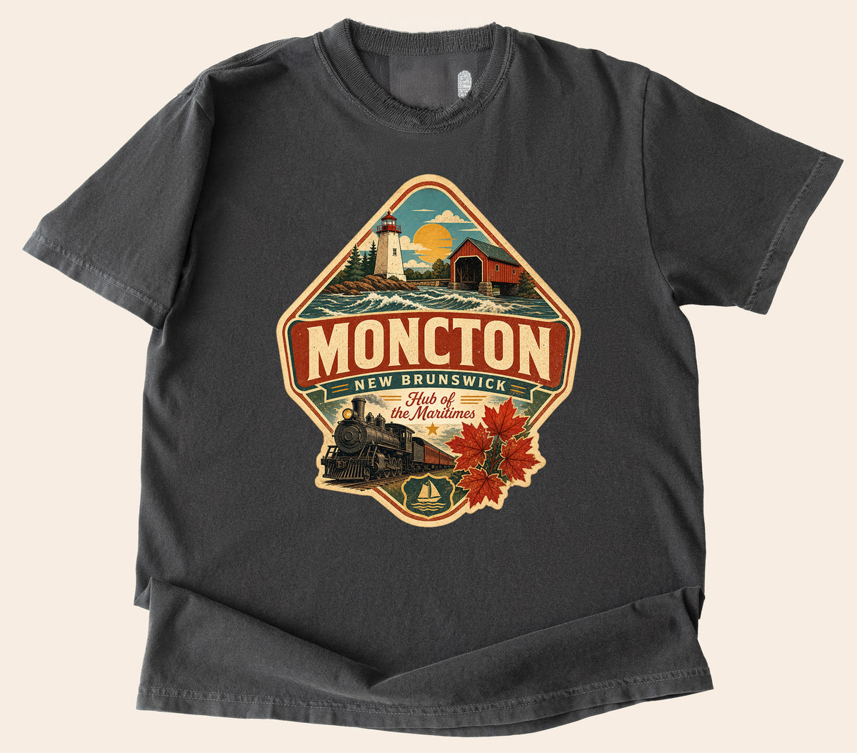 Moncton New Brunswick Vintage T Shirt