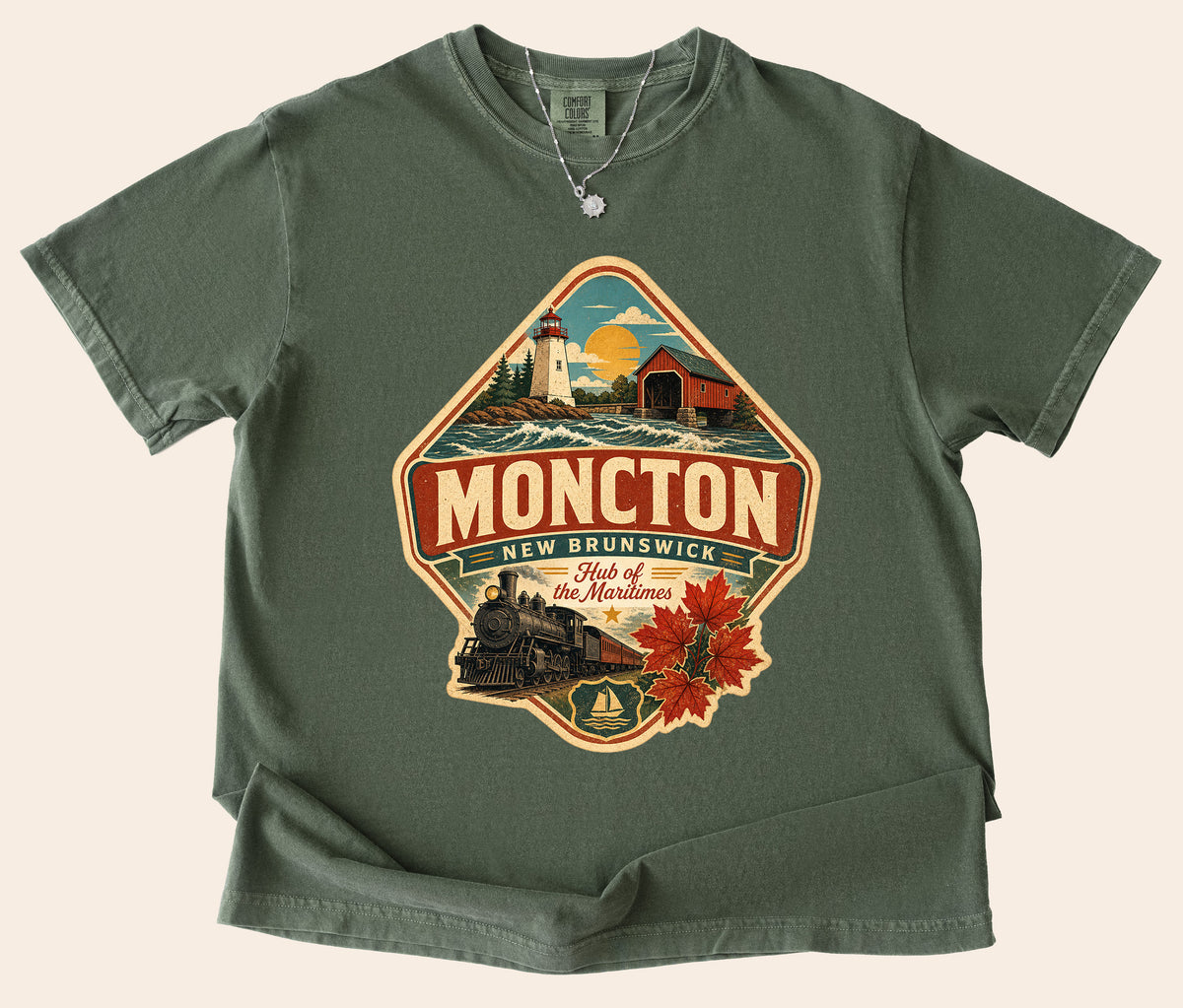Moncton New Brunswick Vintage T Shirt