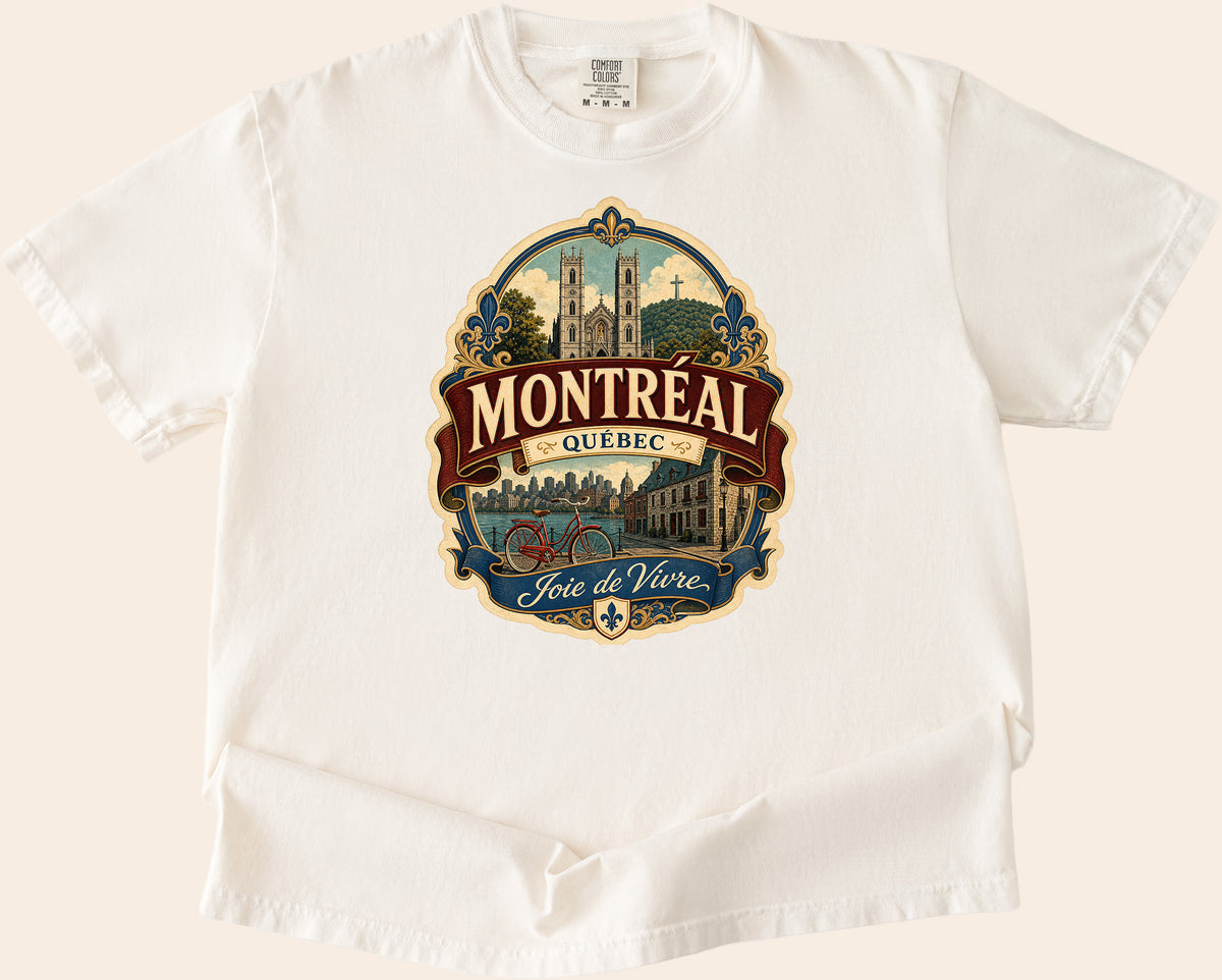 Montreal Quebec Vintage T Shirt