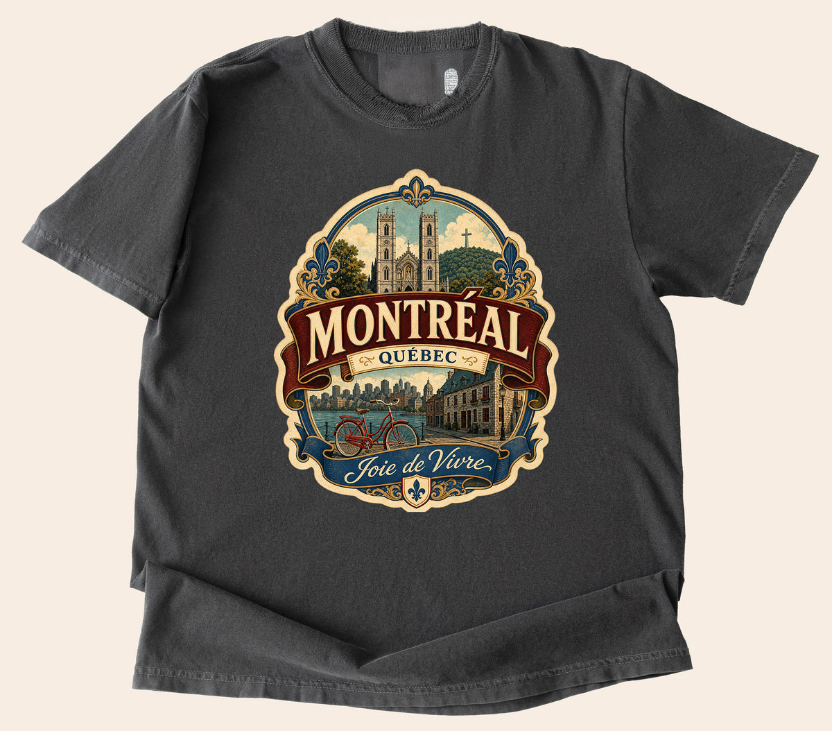 Montreal Quebec Vintage T Shirt