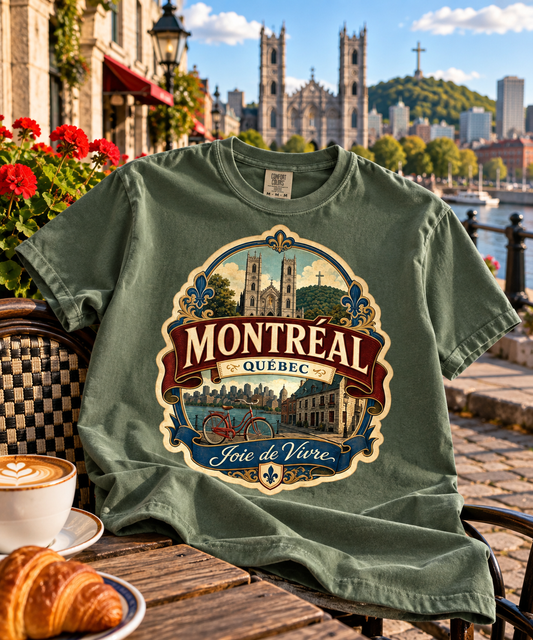 Montreal Quebec Vintage T Shirt