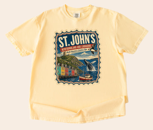 St. John's Newfoundland  Vintage T Shirt