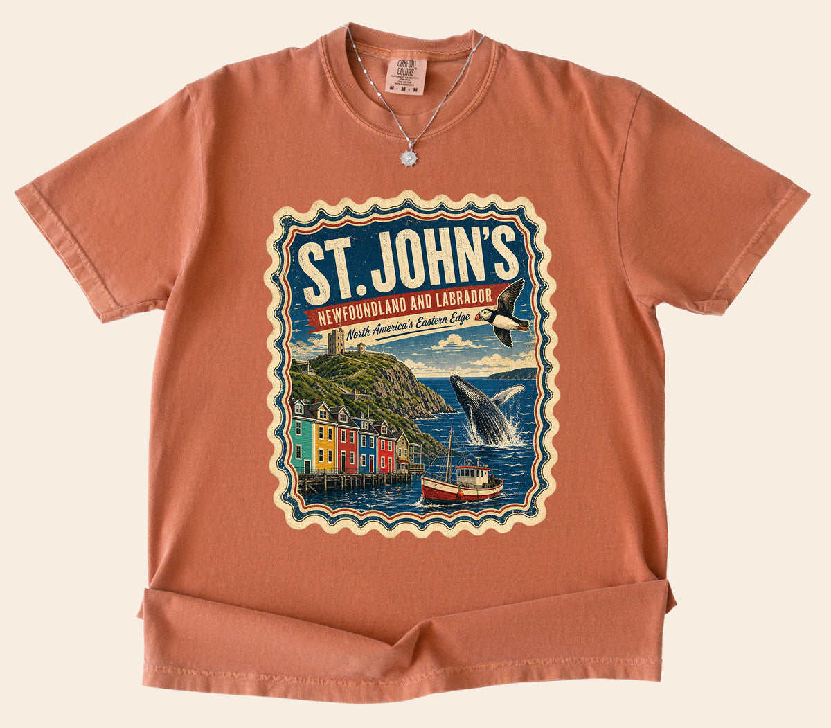 St. John's Newfoundland  Vintage T Shirt