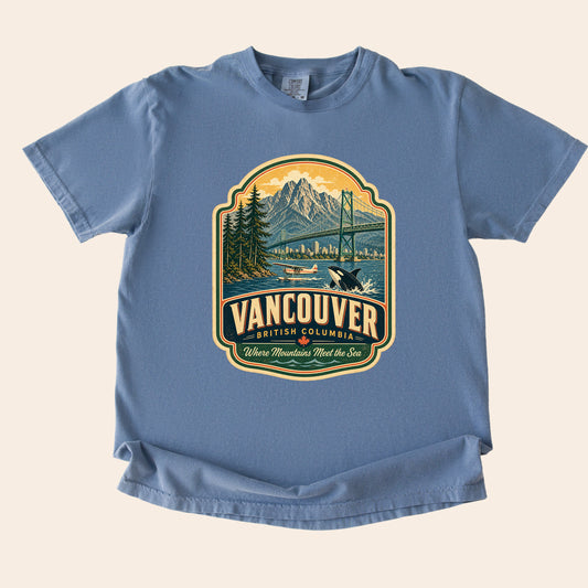 Vancouver British Columbia Vintage T Shirt