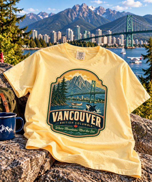 Vancouver British Columbia Vintage T Shirt