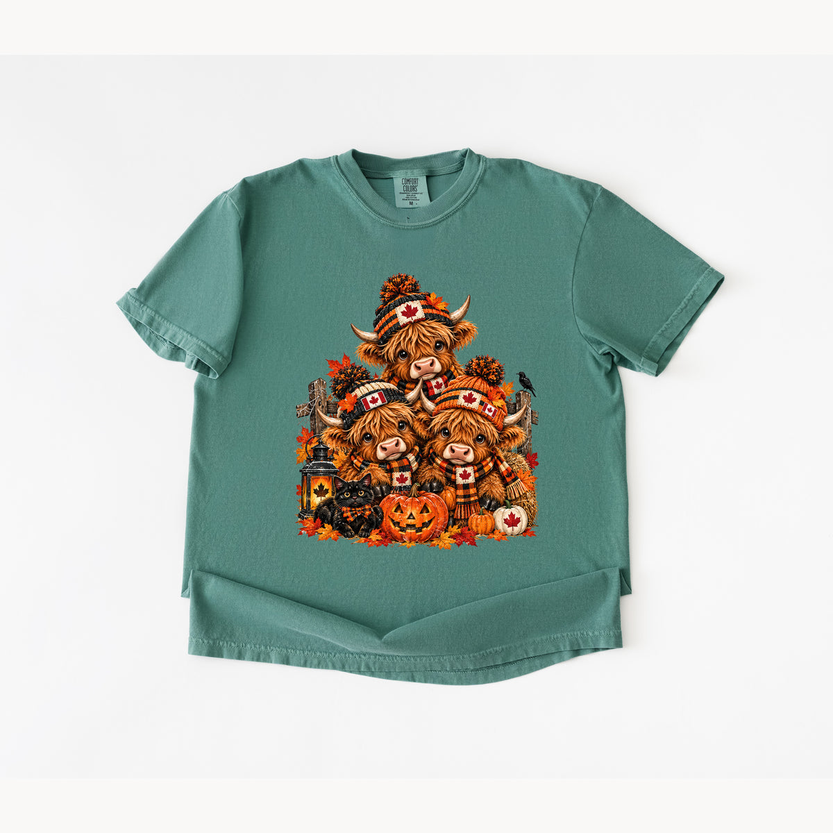 Highland Cow Halloween T Shirt