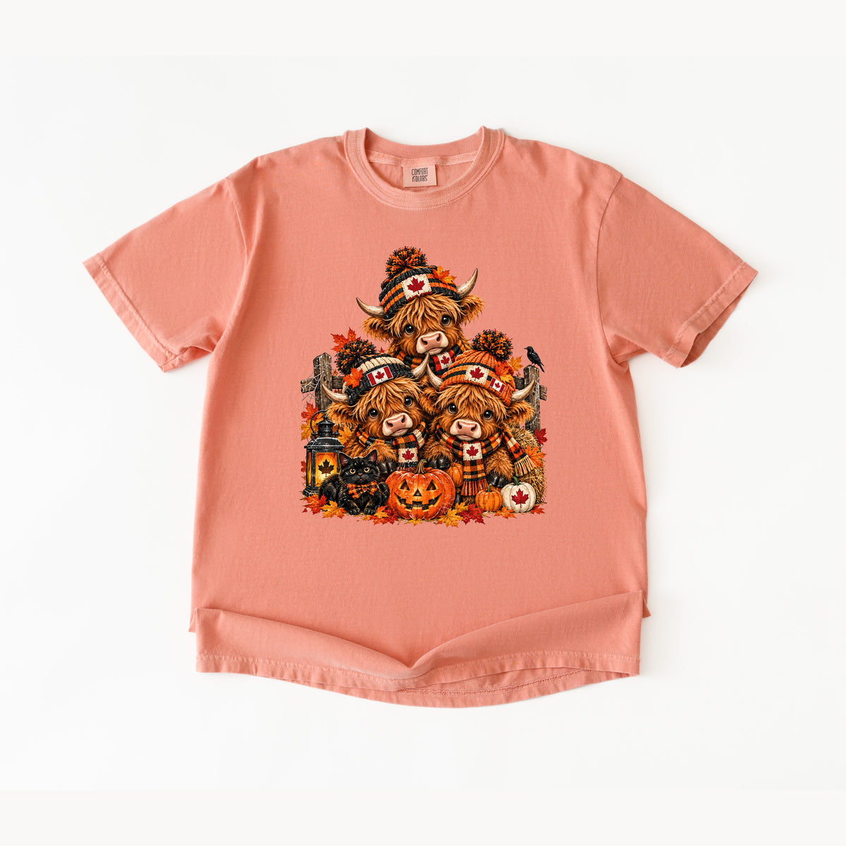 Highland Cow Halloween T Shirt