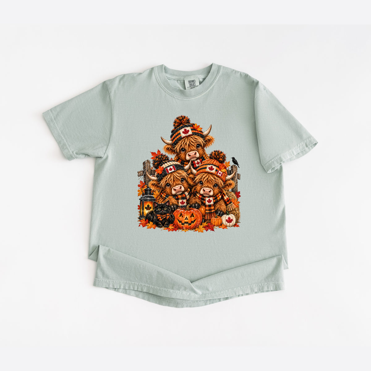 Highland Cow Halloween T Shirt
