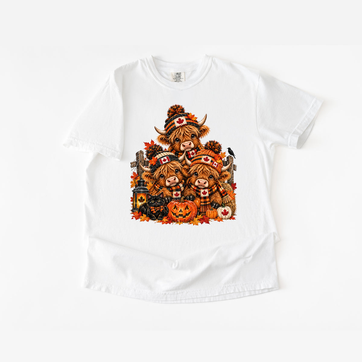 Highland Cow Halloween T Shirt