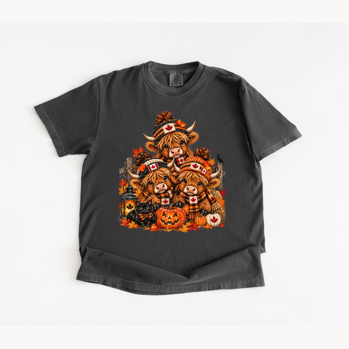 Highland Cow Halloween T Shirt