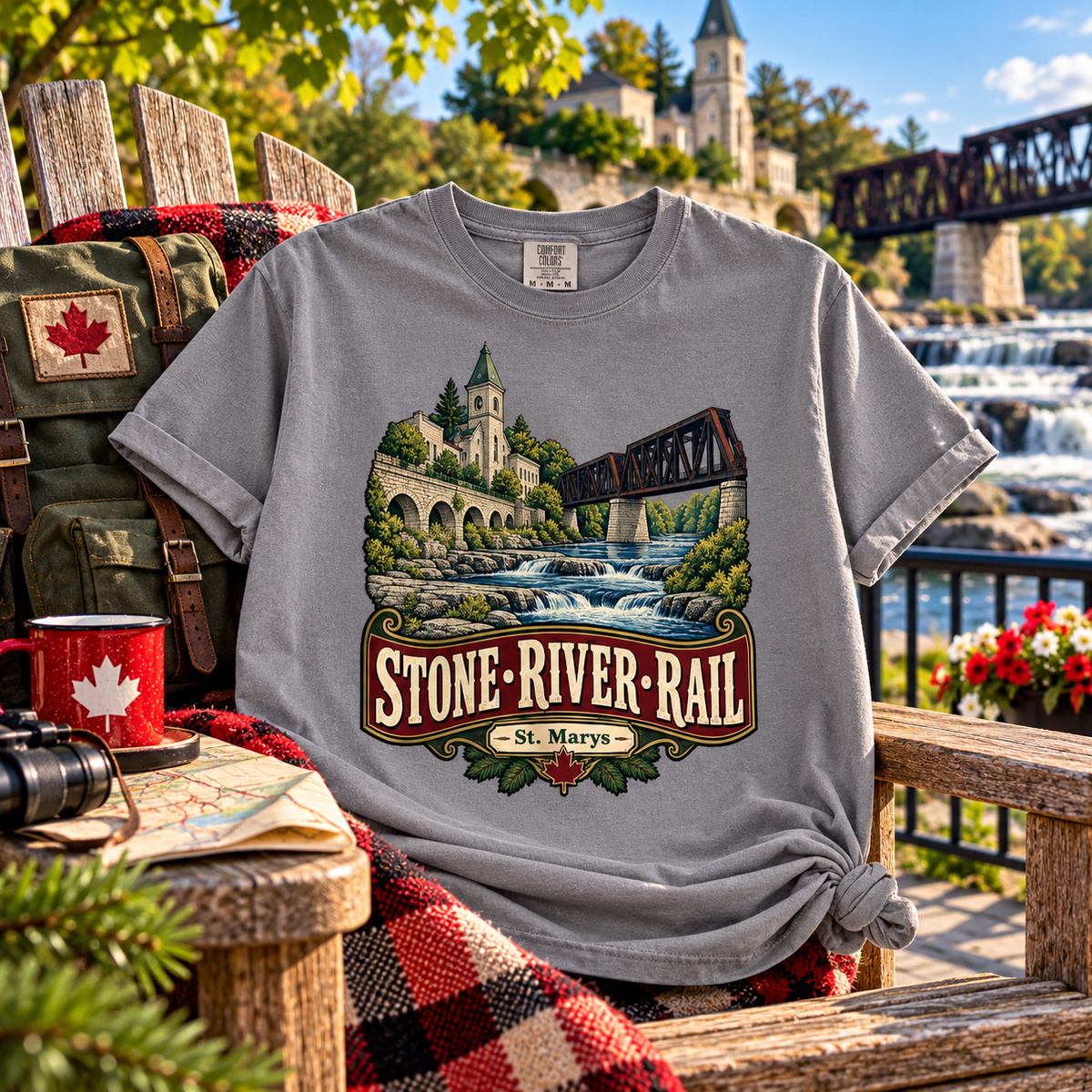 Stone River Rail St Marys ON T Shirt