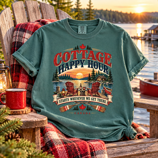 T-shirt « Cottage Happy Hour »