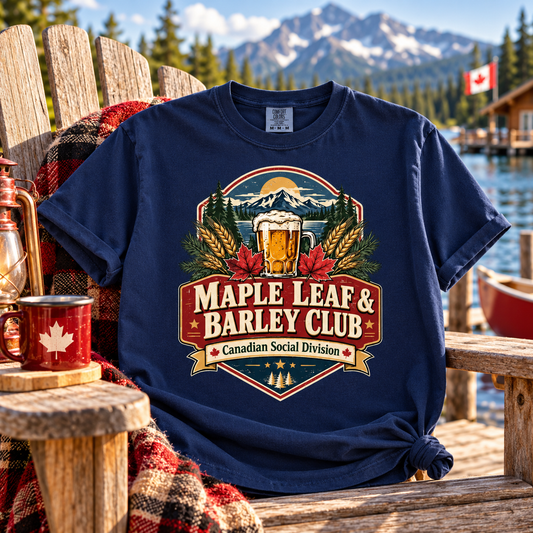T-shirt Maple Leaf & Barley Club